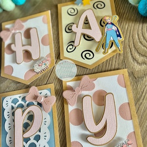 Bo Peep Banner, Toy Story Birthday, Toy Story Custom banner, Toy Story party decor, Room decor, Toy Story, Bo Peep