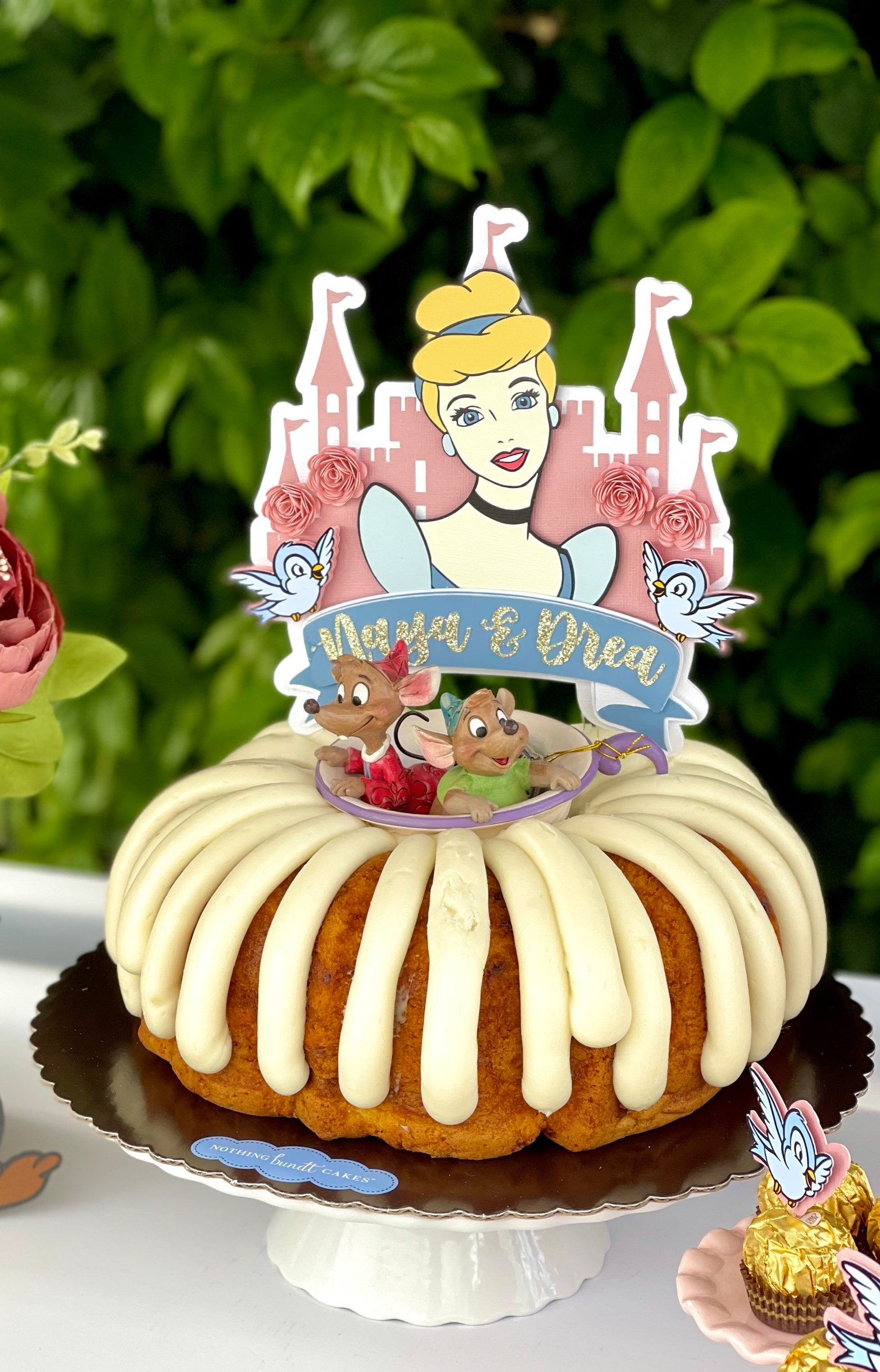 Cinderella Birthday Cake Topper, Cinderella Party Decoration - Etsy