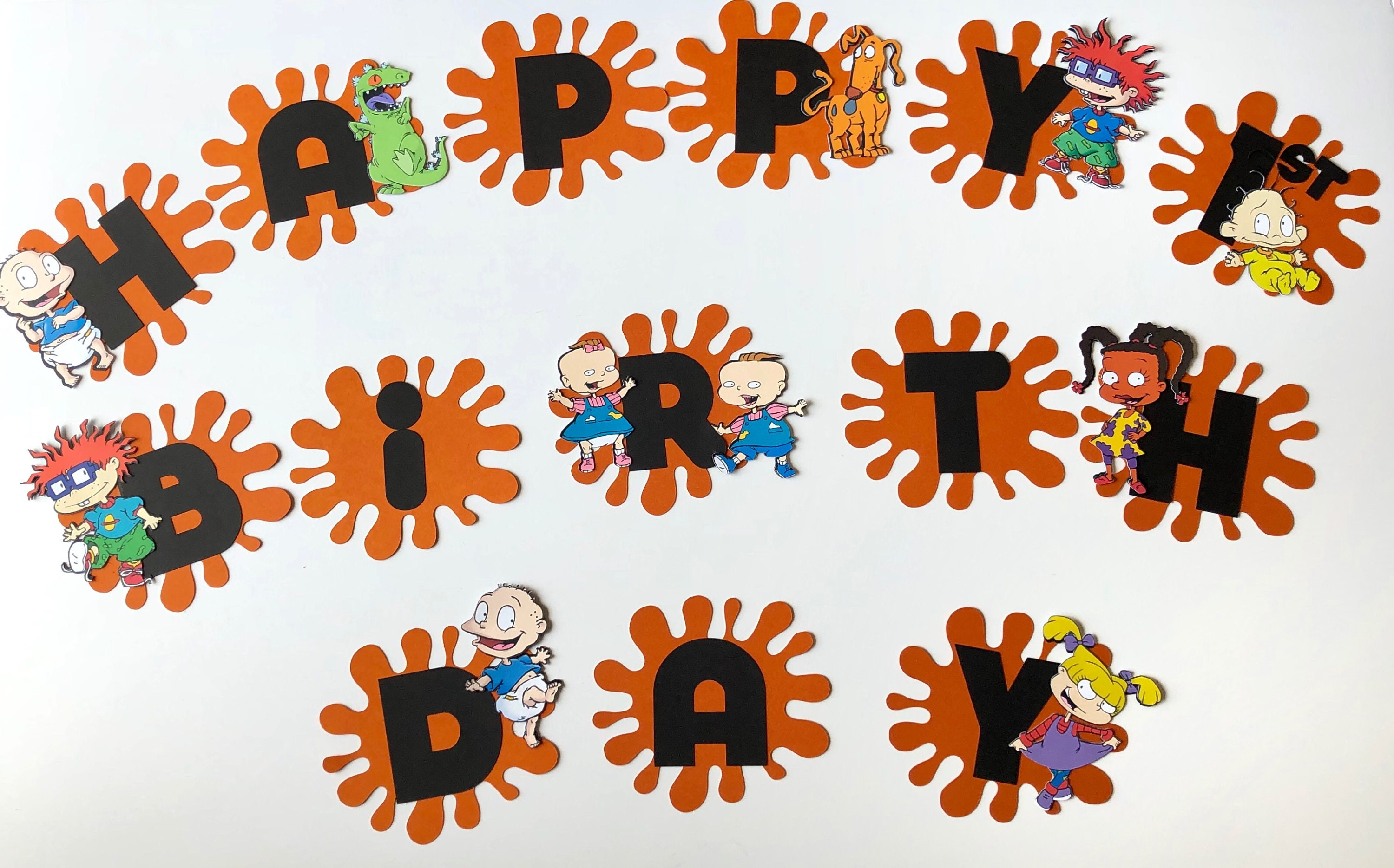 Rugrats Birthday Backdrop Rugrats Birthday Banner Rug - vrogue.co