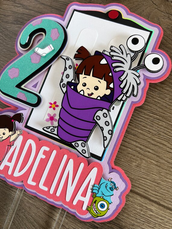 Personalized Monsters Inc Cake Topper, Boo Birthday Theme - Etsy