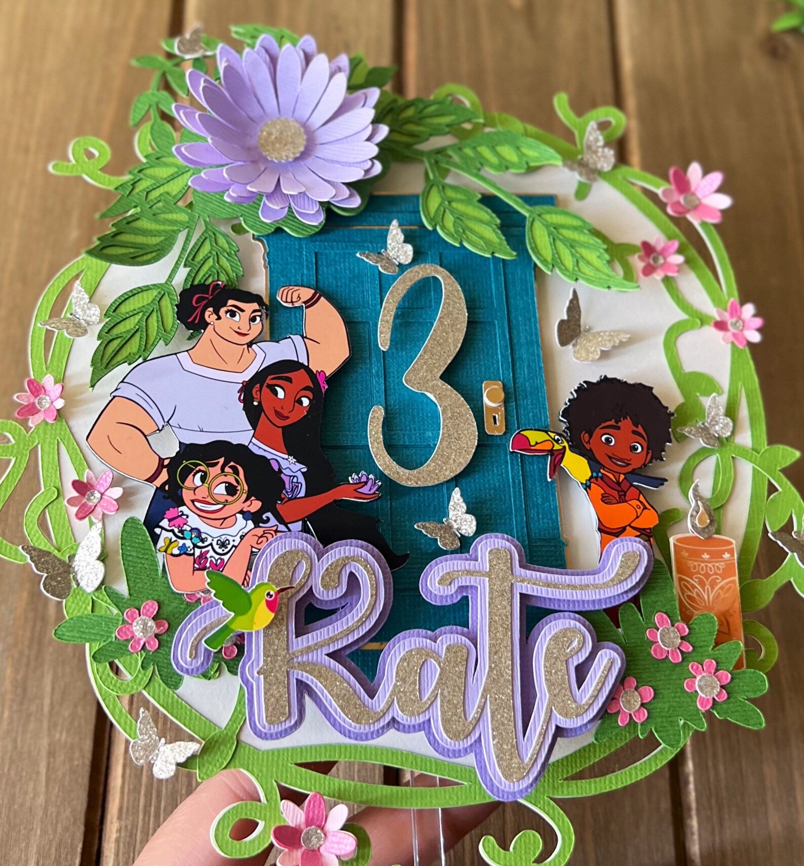 Encanto Cake Topper Encanto Personalized Cake Topper Encanto Etsy