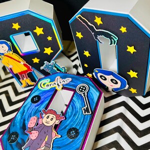 Coraline Birthday Party Decor: Cake Topper, Banner, 3D Letter image 10
