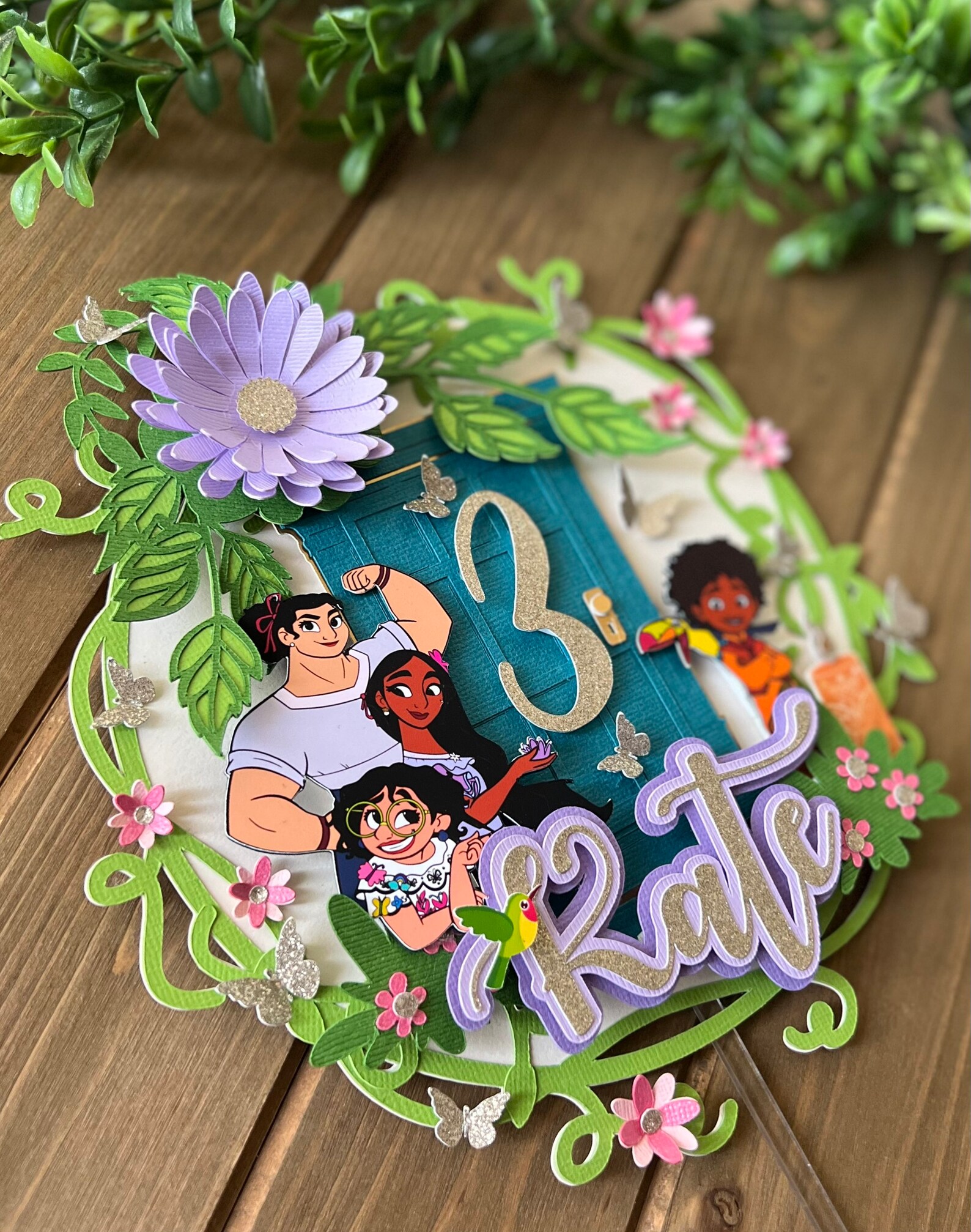 Encanto Cake Topper Encanto Personalized Cake Topper Encanto Etsy