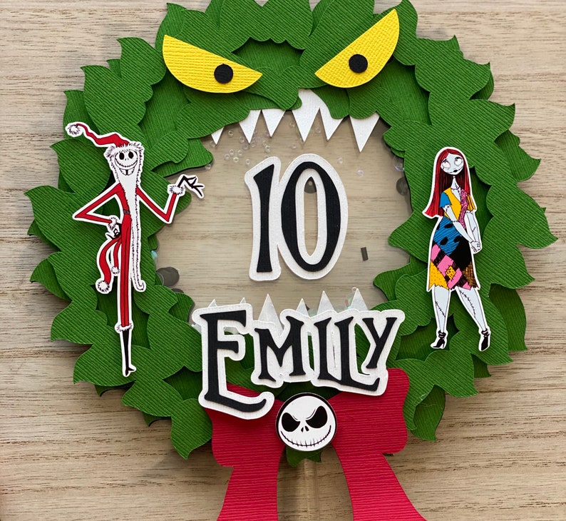 Nightmare Before Christmas Cake Topper Nightmare Before Etsy