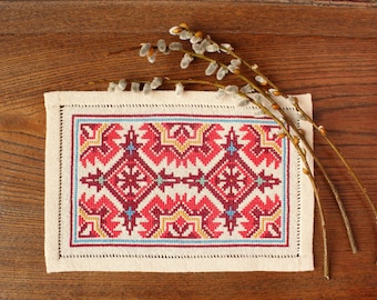 BitKit Balkan Bartizan cross stitch kit by Avlea Folk Embroidery