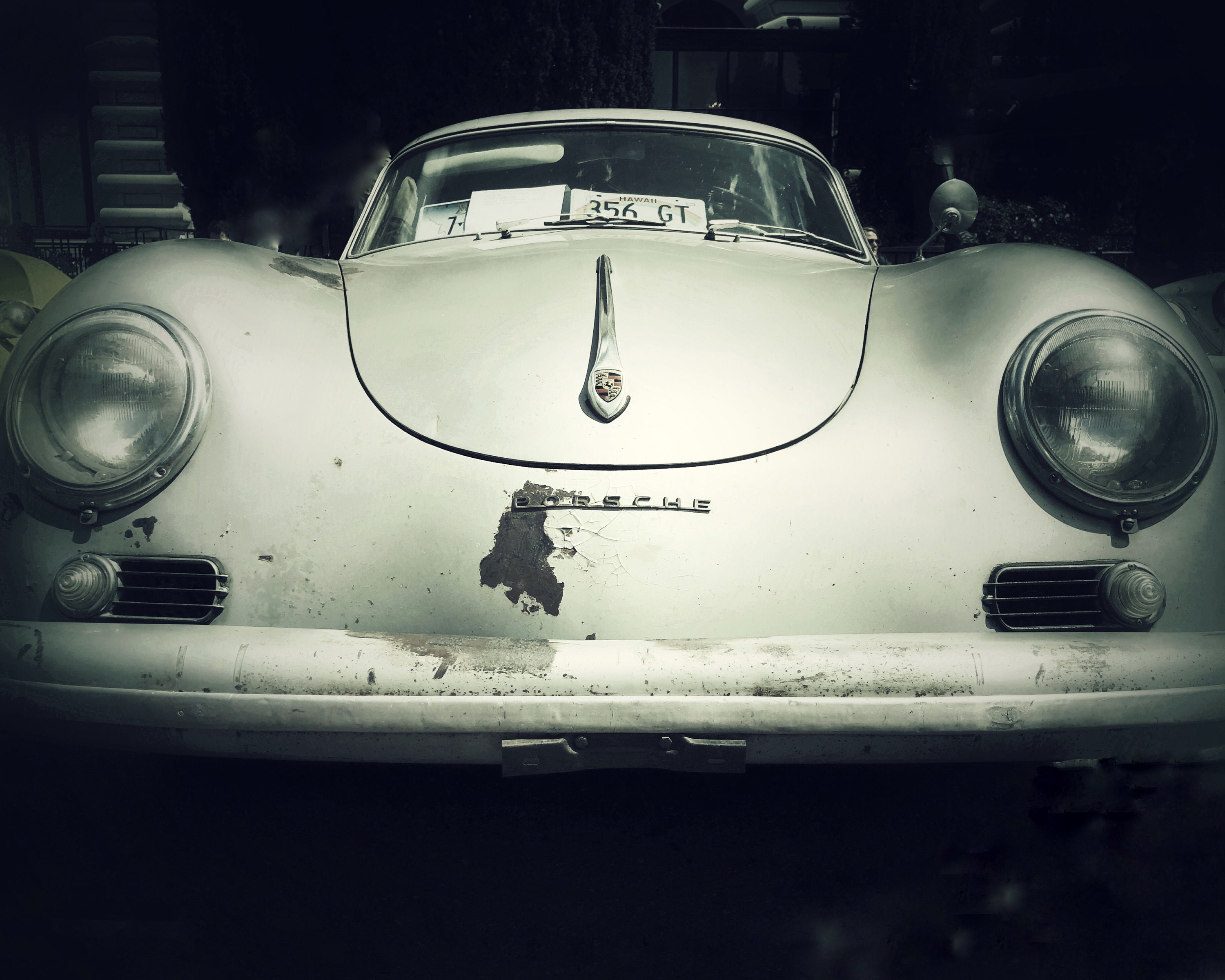 Hard Road 356 Vintage Porsche Roadster Silver Classic Car - Etsy