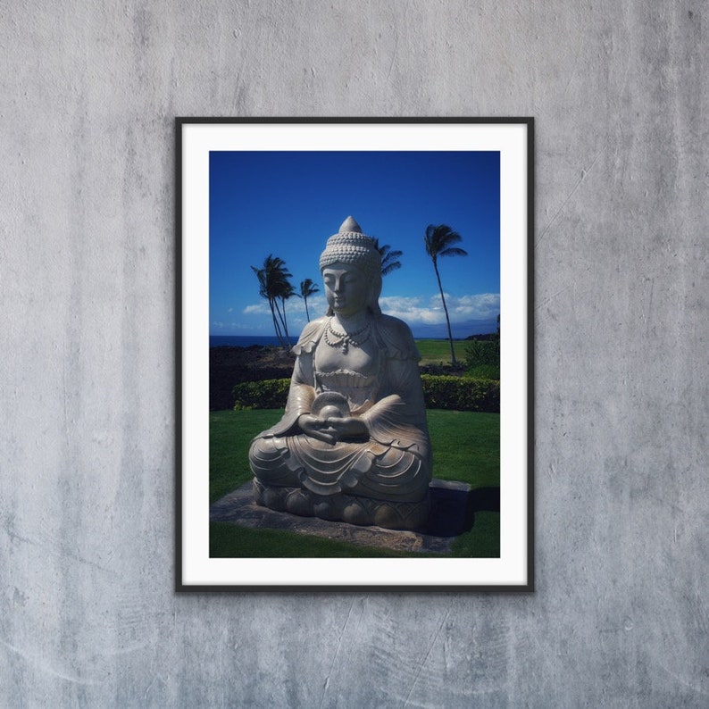 Buddha Dream Buddhist Statue Sculpture Big Island Hawaii Hotel Décor