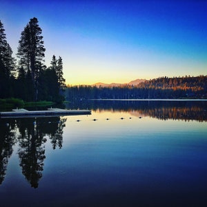 Serene Lakes Sunset | California Sierra Nevada Mountains | Hotel Décor | Restaurant Décor | Landscape Photography | Fine Art