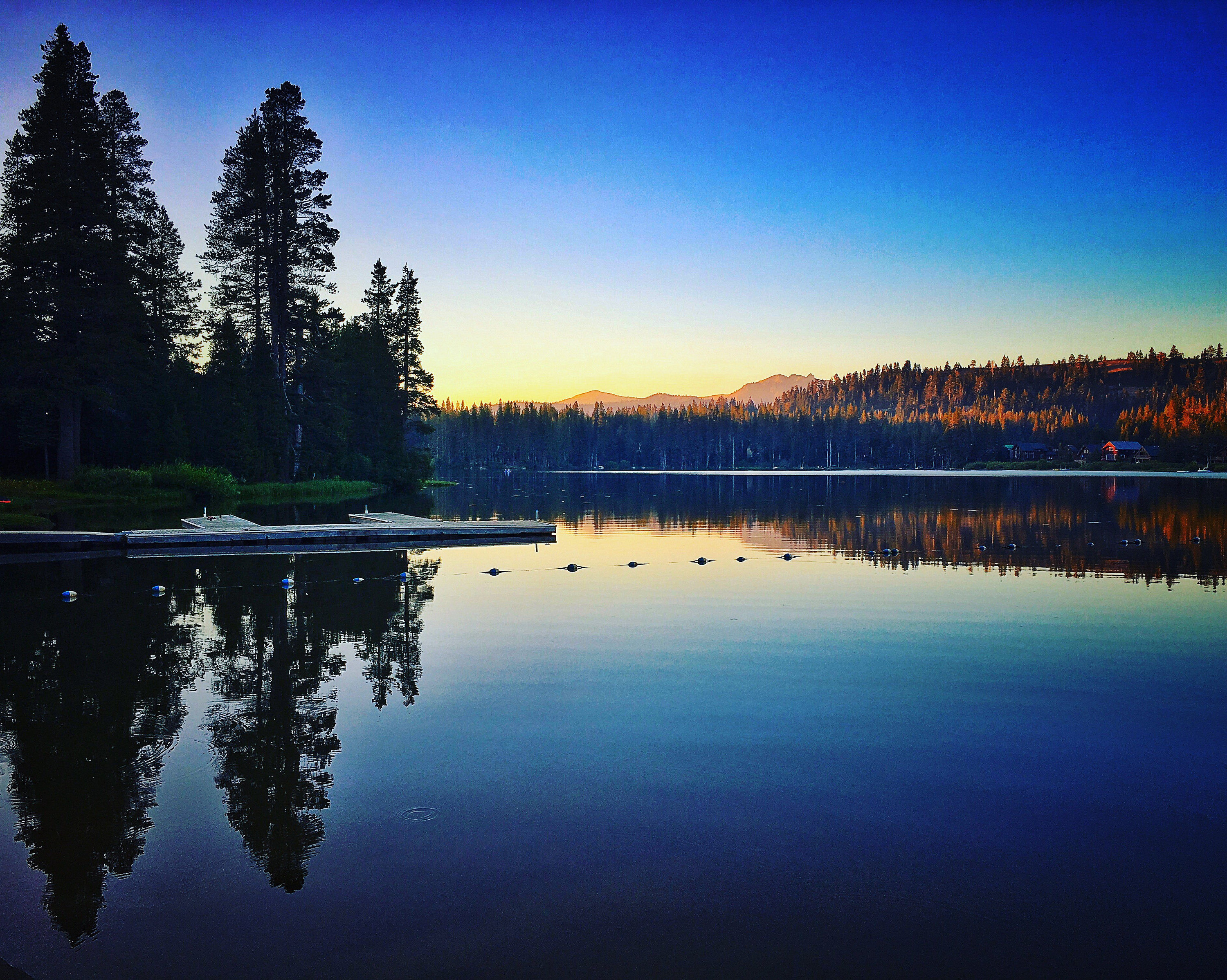Serene Lakes Sunset California Sierra Nevada Mountains Etsy Israel