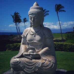 Buddha Dream | Buddhist Statue Sculpture | Big Island Hawaii | Hotel Décor | Restaurant Décor | Travel Photography Fine Art