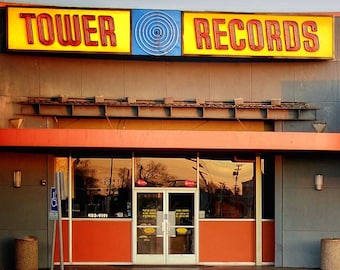 Tower Records: All Things Must Pass | Watt Avenue Sacramento California | Music Decor Restaurant Décor | Hotel Décor