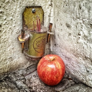 Little Shrine | Buddhist Incense | Chinese Buddhism | Restaurant Decor | Hotel Decor | Canvas Art