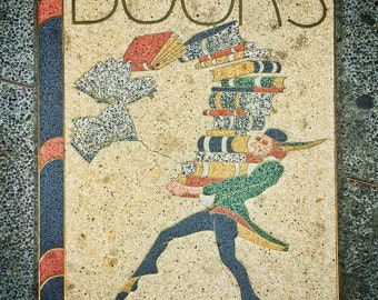 Levinson’s | Bookstore Downtown Sacramento California | Vintage Sidewalk Sign Mosaic | Fine Art Photography | Restaurant | Hotel Decor