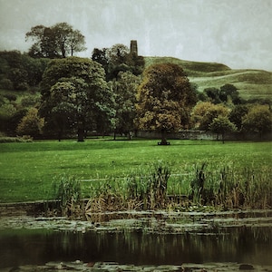 Glastonbury Tor | England Ruin Druid Celtic | Somerset West Country Britain | Travel Photography | Restaurant Décor | Hotel Décor | Fine Art
