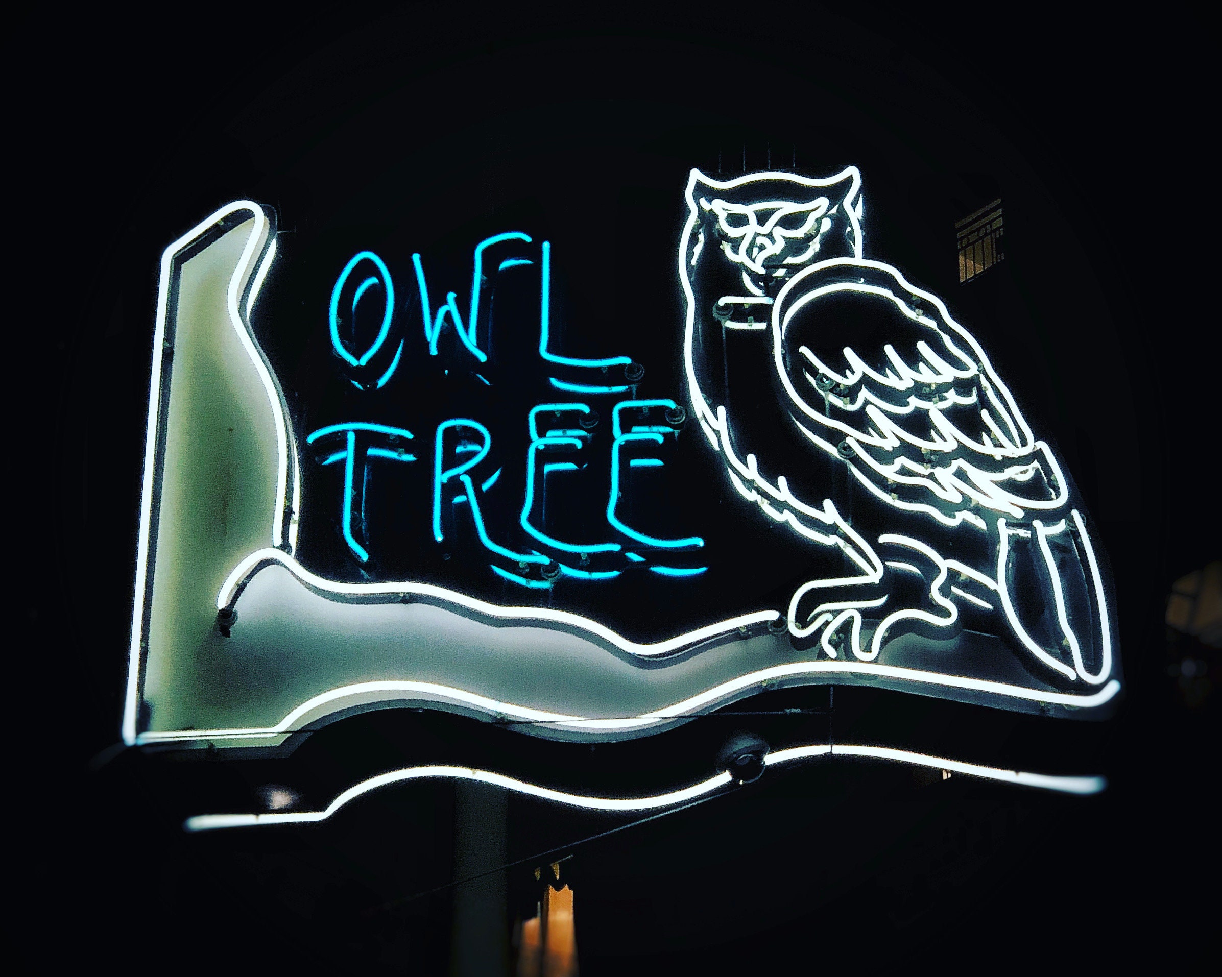 Owl Tree | San Francisco California | Neon Sign | Dive Bar | Restaurant Décor | Hotel D&eacut