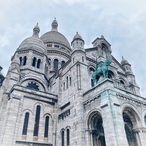 Sacre Coeur Basilica | Paris France Church Montmartre | Hotel Décor | Restaurant Décor | Travel Photography
