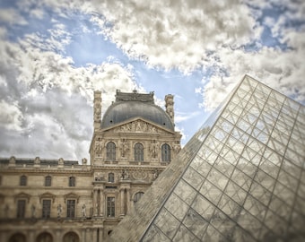 Pyramide du Louvre | Museum Musée Paris France | I.M. Pei Architecture | Hotel Décor | Restaurant Décor | Travel Photography | Europe