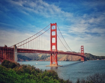 Golden Gate | Fort Point San Francisco California | Pacific Coast Marin Headlands | Hotel Décor | Restaurant Décor | Fine Art Photography