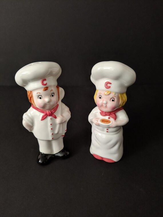Ceramic Campbell/'s Soup Kid Salt Shaker 1998