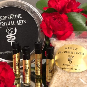 Conjure Oil and White Flower Bath Sample Set