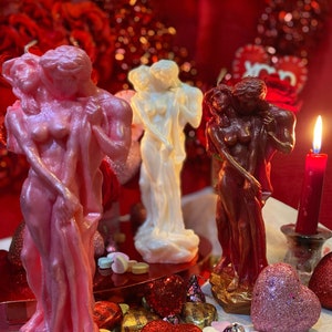 Male & Female Lovers Candle Adam and Eve Passion Binding Marriage Friendship Valentines Day image 2