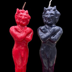 Devil Figure Candle + Horned God + Run Devil Run + Lust + Repel Evil + Luck + Corre Diablo