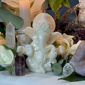 Candela con figura Ganesha + apristrada + rimozione ostacoli