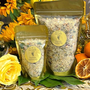 Oshun Bath Soak + African Spirit of Love & Prosperity + Orisha + Santeria + Ifa