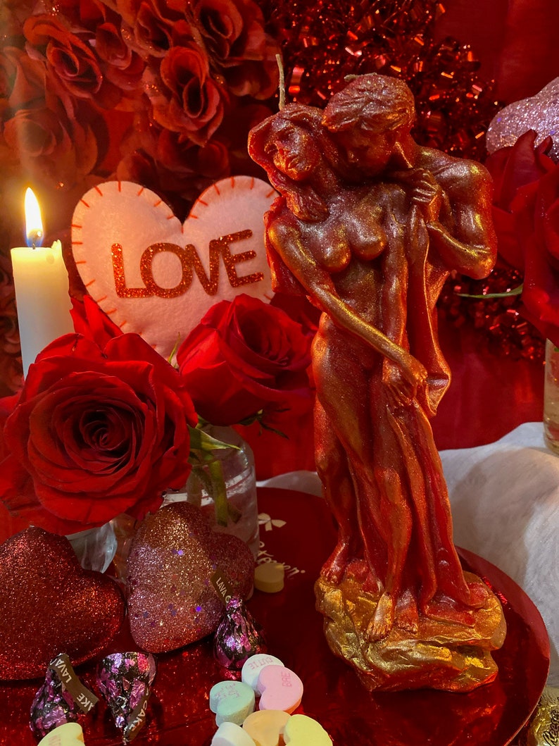 Male & Female Lovers Candle Adam and Eve Passion Binding Marriage Friendship Valentines Day image 6