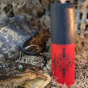 Papa Legba Veve Pillar Candle in Two Styles