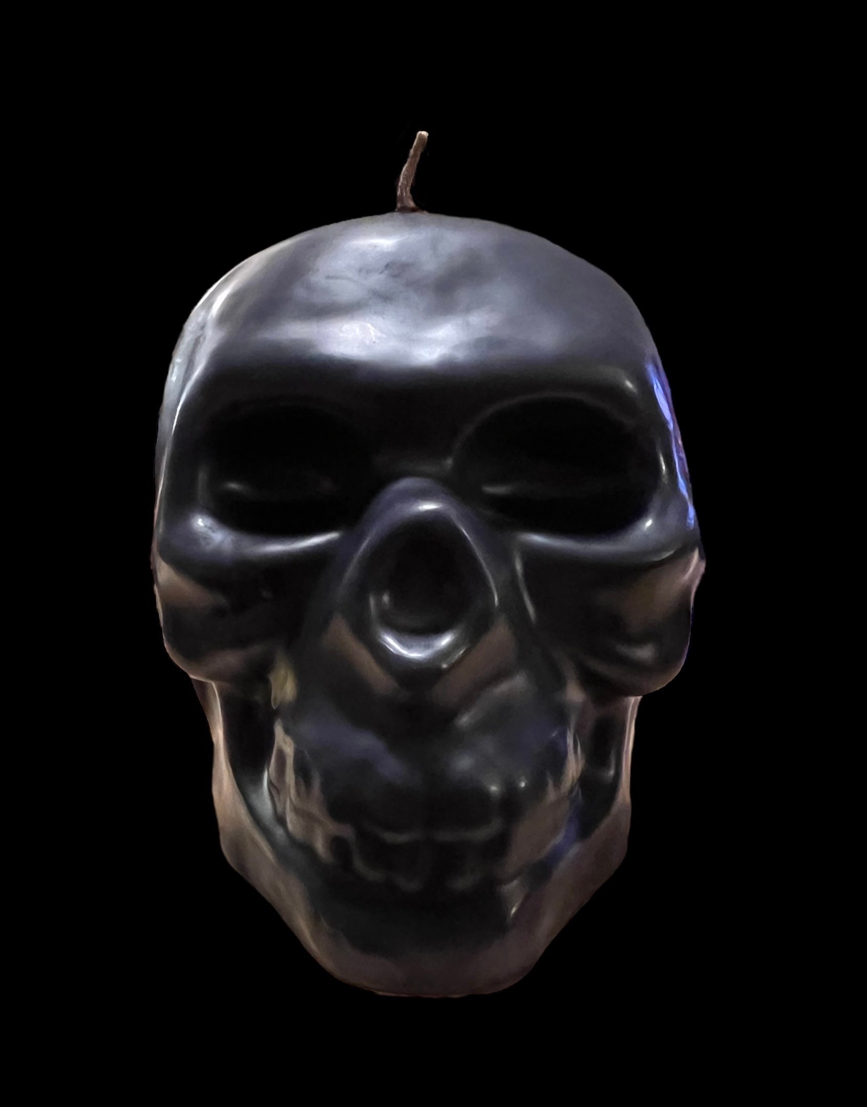 ラージ アンクロッシング スカル キャンドル + デセンヴォルヴィミ