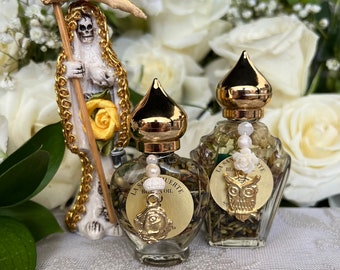 Santa Muerte Blanca Oil + Cleansing + Healing + Psychic