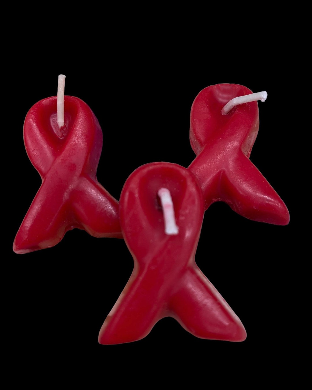 Four HIV/AIDS Awareness Red Ribbon Candles in Gift Box - Etsy