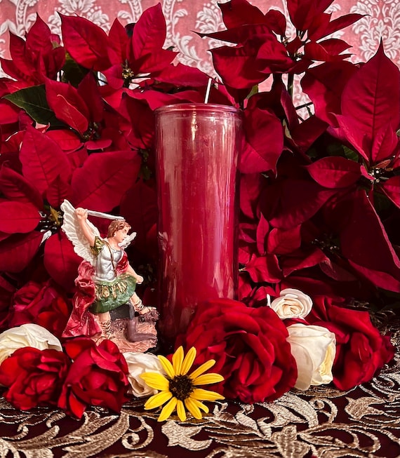 Saint Michael Revocation Candle + Reverse Negativity + Destroy All