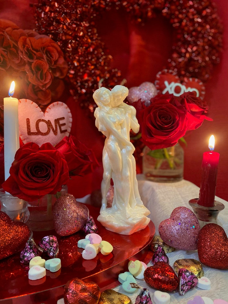 Male & Female Lovers Candle Adam and Eve Passion Binding Marriage Friendship Valentines Day image 4