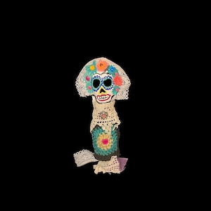 Handcrafted Dia de los Muertos Doll + Day of the Dead + Cleansed and Blessed + Ancestors + Sells for More in Galleries!