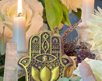 Hamsa Candle + Protection Against Evil Eye