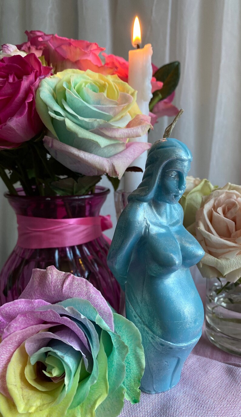 Pregnant Female Candle Fertility Etsy