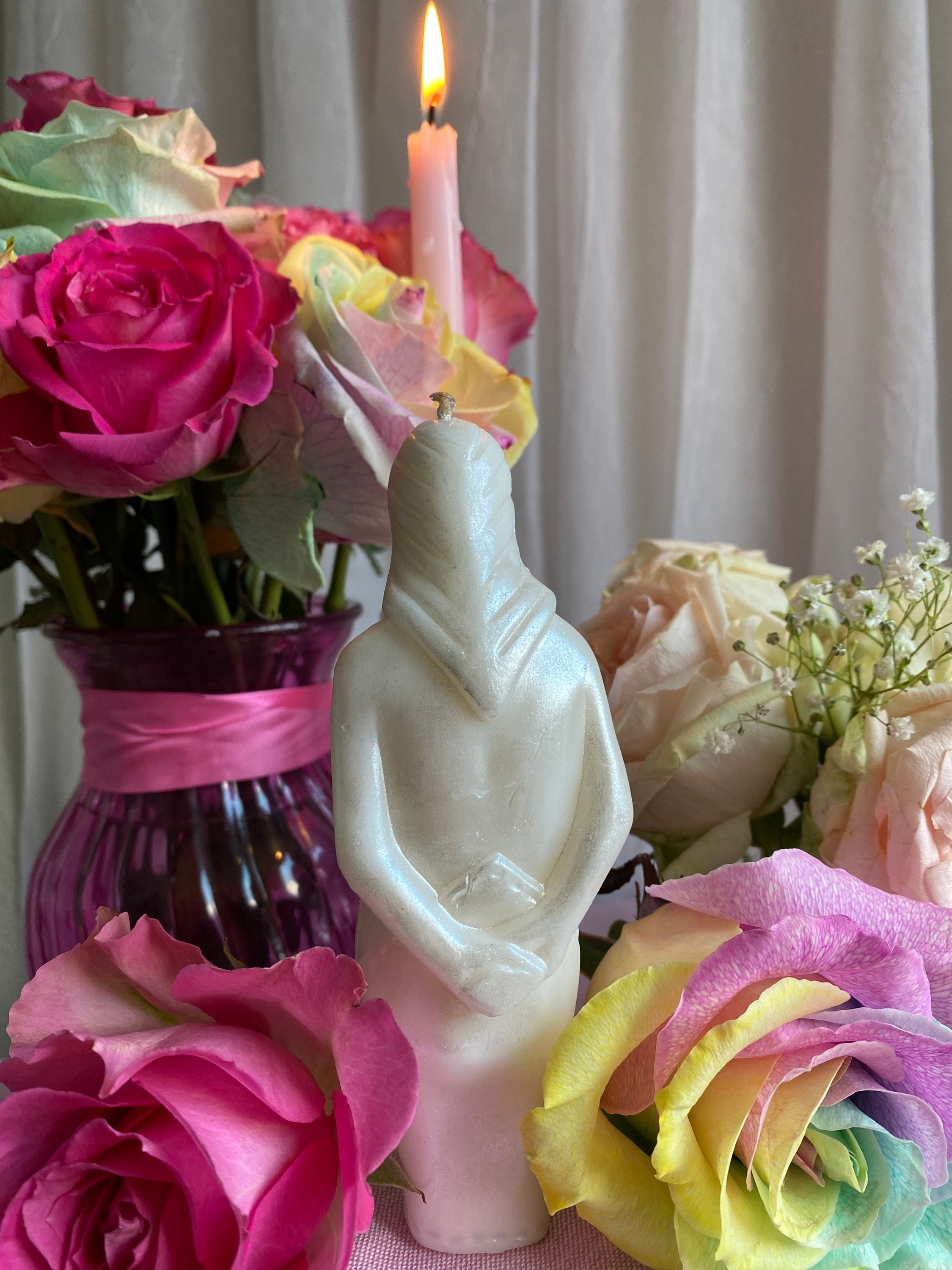 Pregnant Female Candle Fertility Etsy