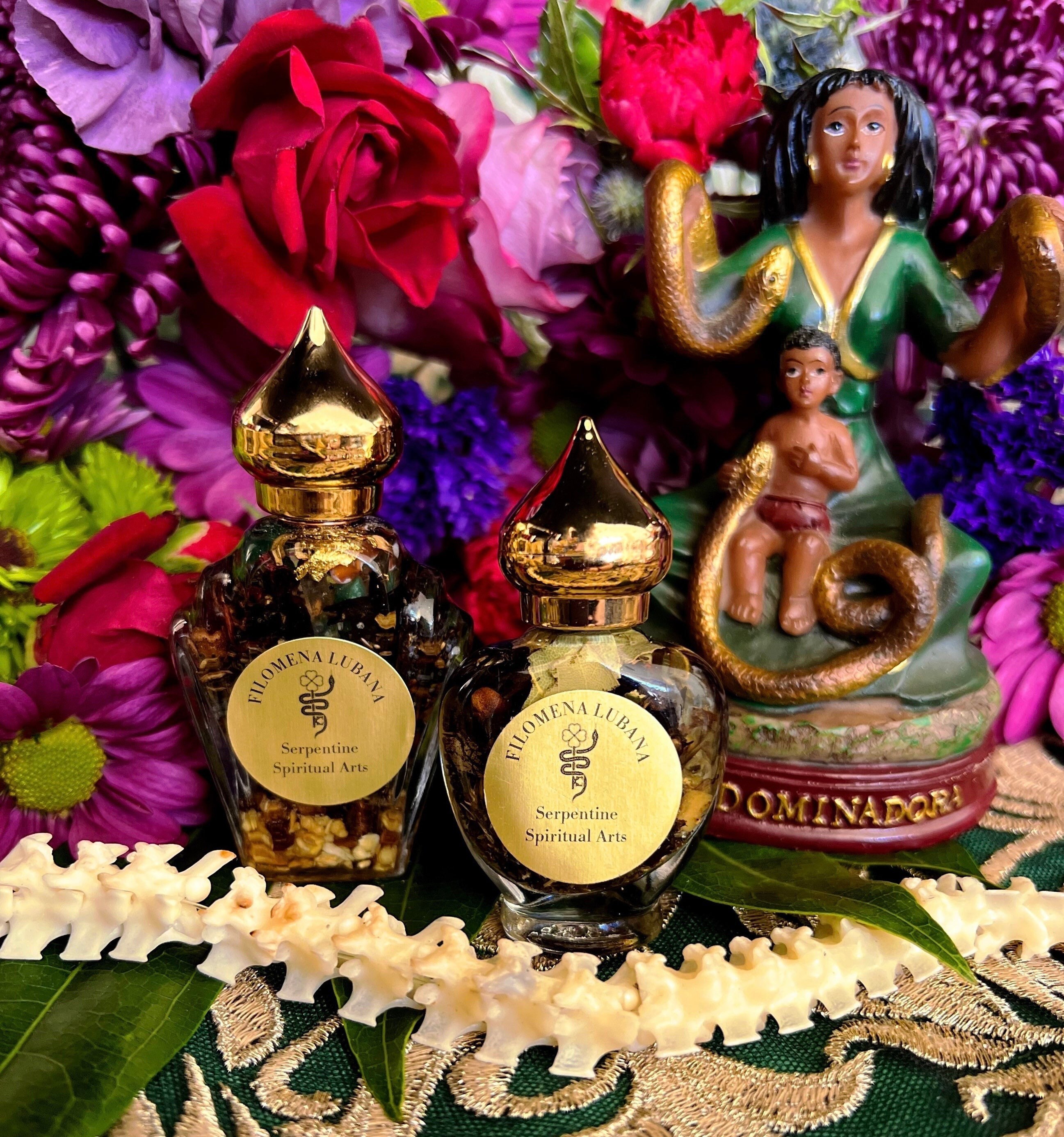 Filomena Lubana Oil + Santa Marta La Dominadora + Domination +