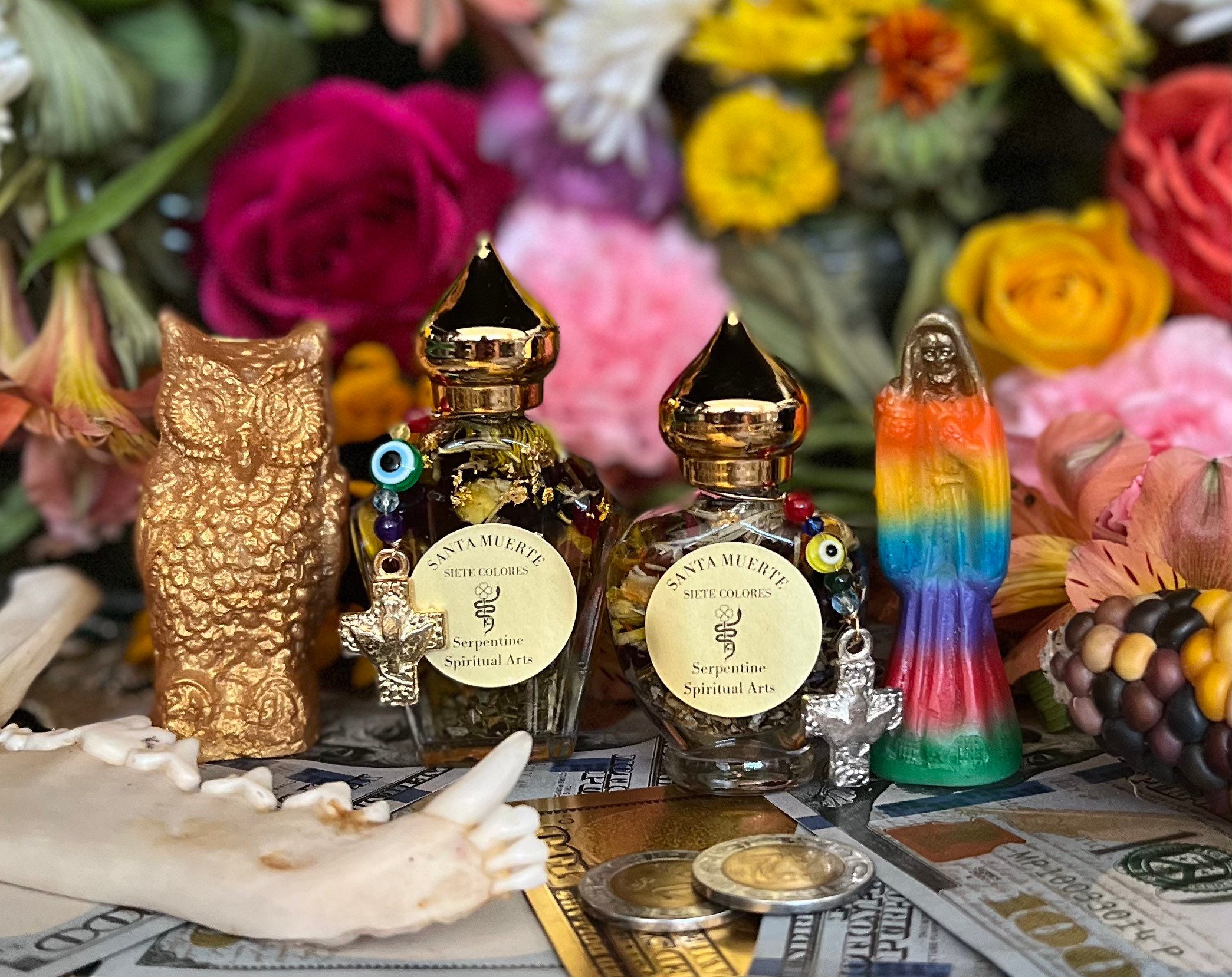 Santa Muerte Siete Colores Oil (Siete Potencias)