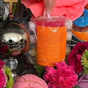 Candela apristrada + Elegua + Abre Camino + 7 Mechas + Made in Mexico