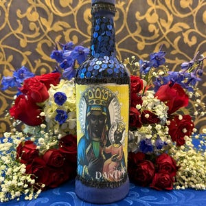Erzulie Dantor Boutey + Protection + Justice + Domination + Product of Haiti + Spiritual Art + One of a Kind + Ezili Danto + Bottle