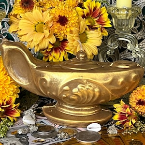Magic Genie Lamp Candle + Granting Wishes