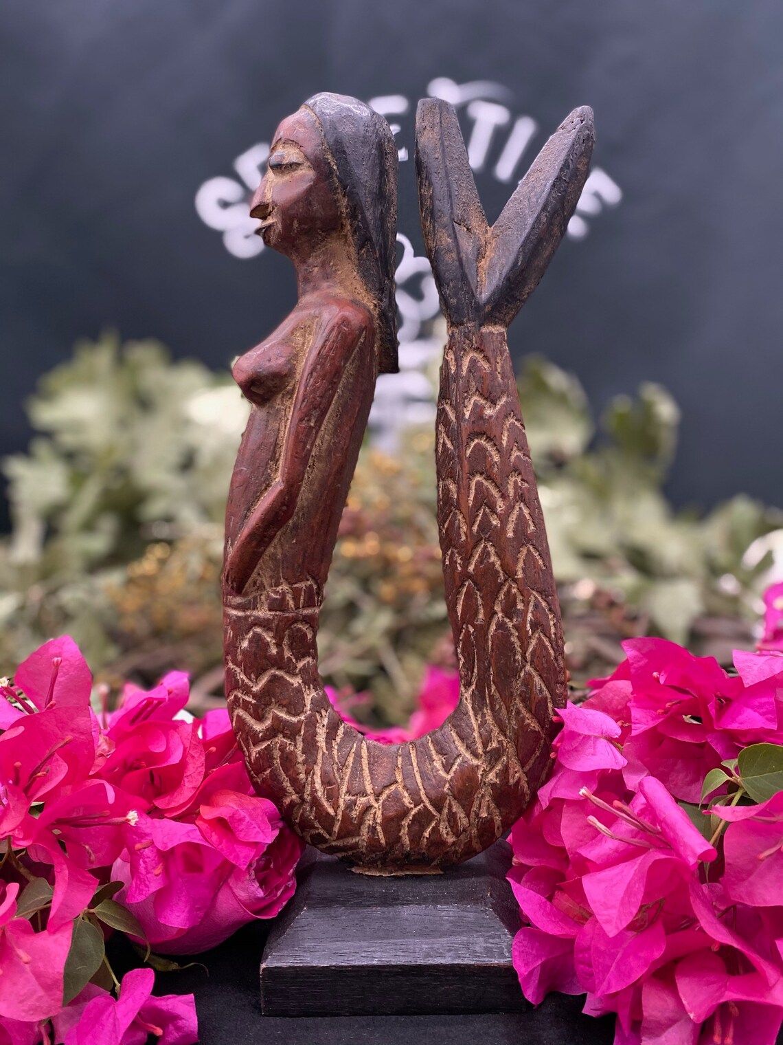 Mami Wata Statue Traditionally Hand Carved by the Senufo of Etsy