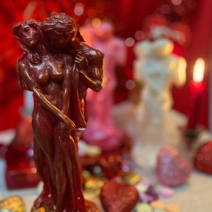 Male & Female Lovers Candle Adam and Eve Passion Binding Marriage Friendship Valentines Day image 3