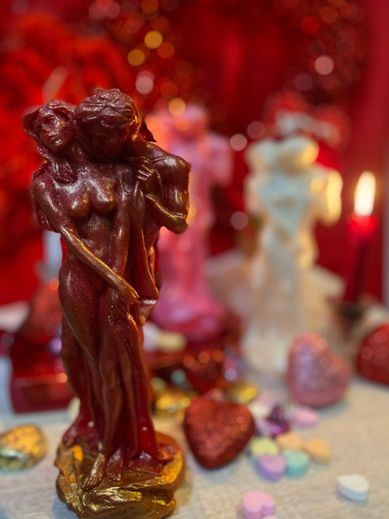 Male & Female Lovers Candle Adam and Eve Passion Binding Marriage Friendship Valentines Day image 3