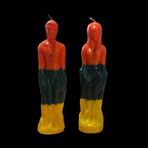 Road Opening Male or Female Figure Candles + Abre Camino