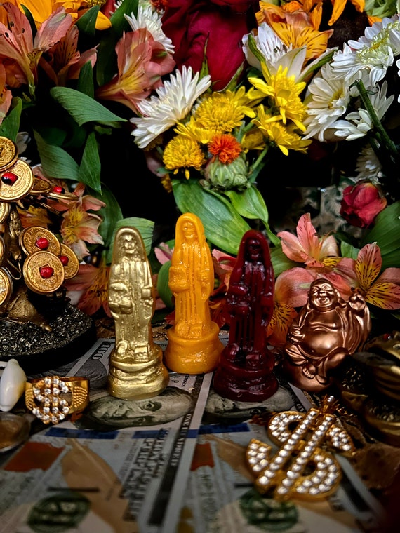 ギャングの神様 ビンテージサンタムエルテ像