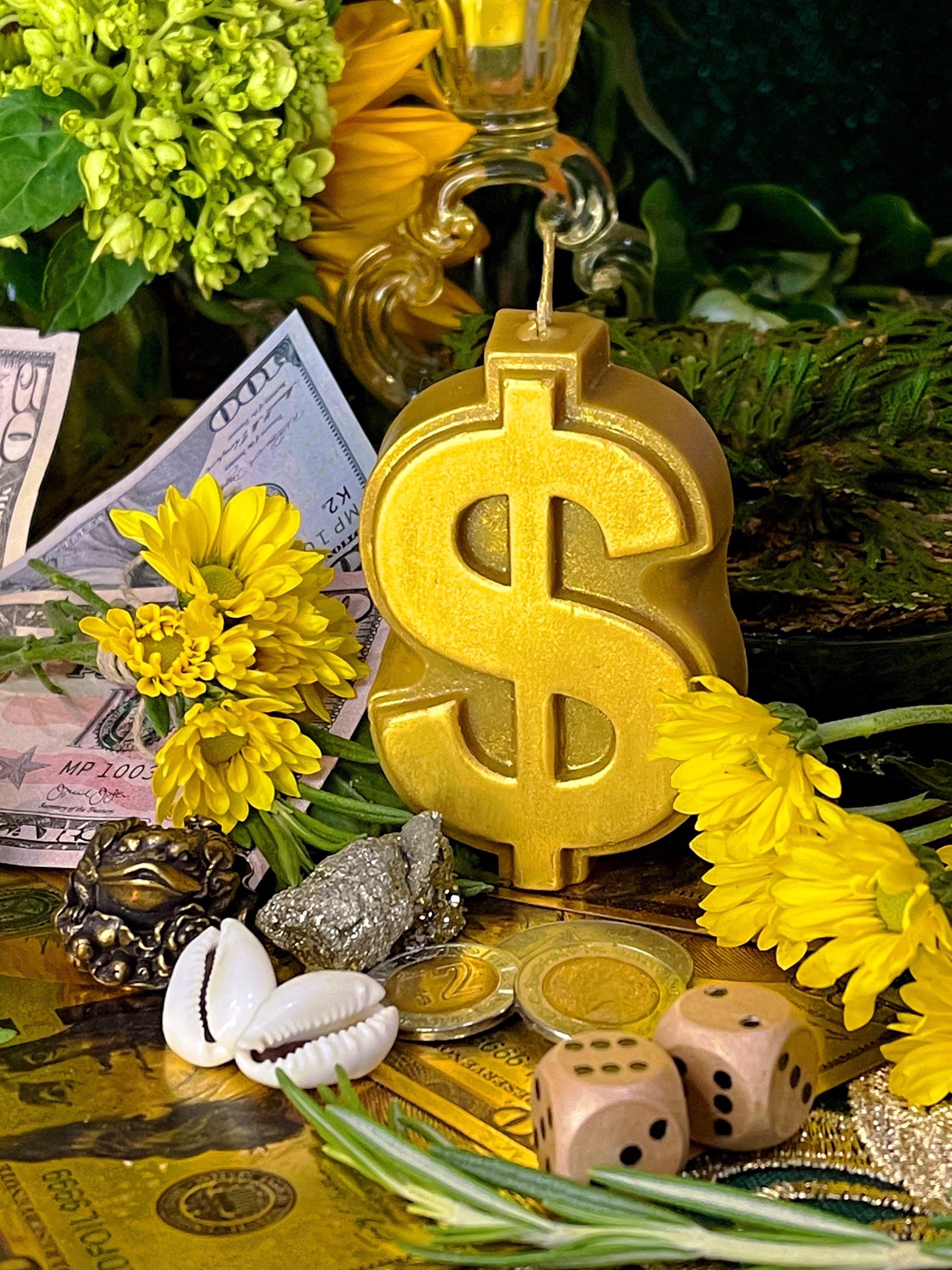 Dollar Sign Candle Money Drawing 4 Etsy